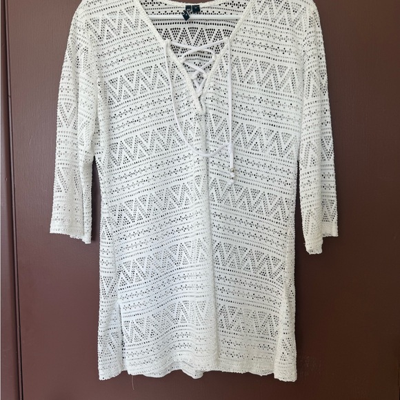 Portocruz Other - Swim Cover-Up Tunic Crocheted Style Womens Medium